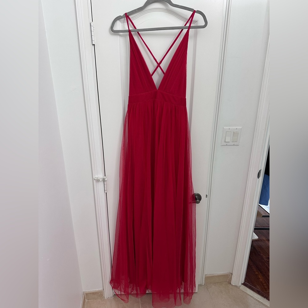Lux Vibrant Red Dress